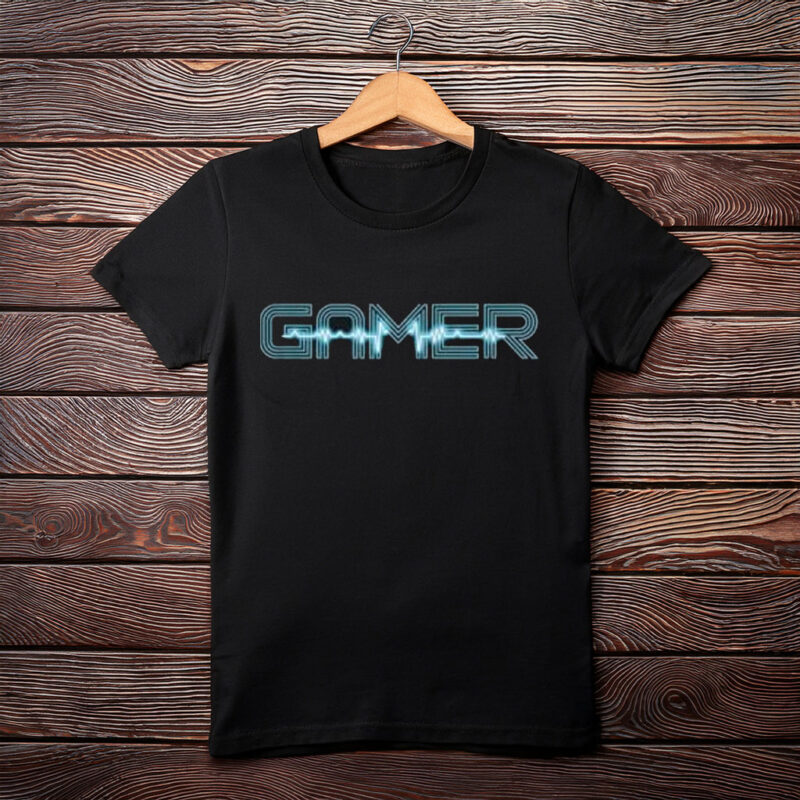 Cool Gamer Heartbeat Video Games T-Shirt