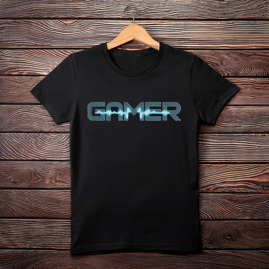 Cool Gamer Heartbeat Video Games T-Shirt