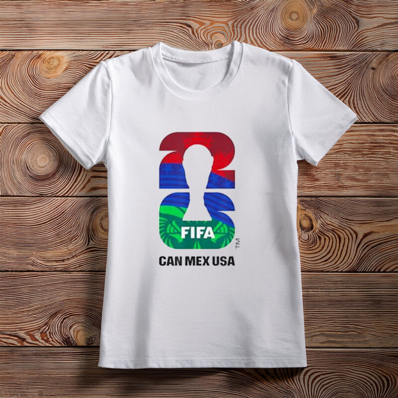FIFA World Cup 26 Host Country Trophy Logo T-Shirt