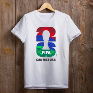FIFA World Cup 26 Host Country Trophy Logo T-Shirt