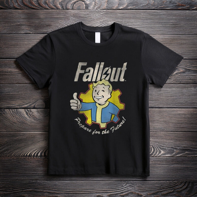 Fallout Video Game Prepare for the Future Vault Boy T-Shirt