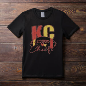 Football Shirt for Women – Game Day Football Heart Sports T-Shirt