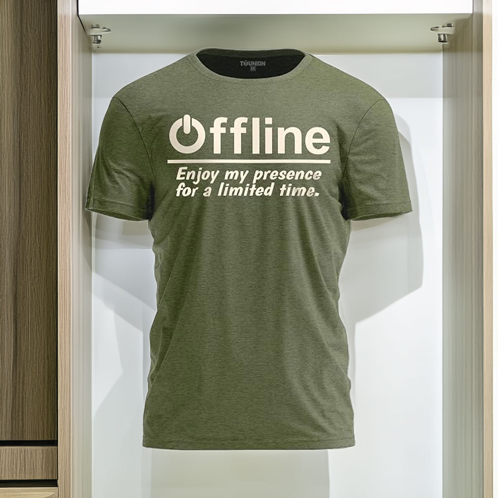 Funny Gamer T-Shirt - Offline Mode Gaming Shirt