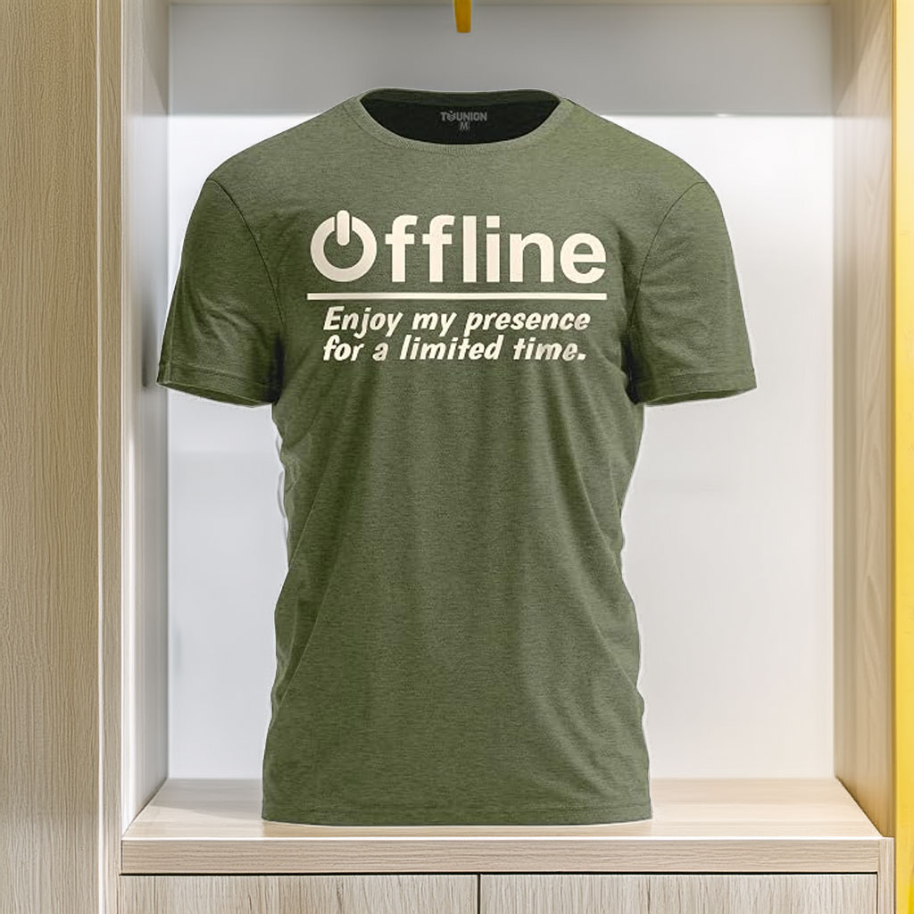 Funny Gamer T-Shirt - Offline Mode Gaming Shirt