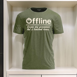 Funny Gamer T-Shirt - Offline Mode Gaming Shirt