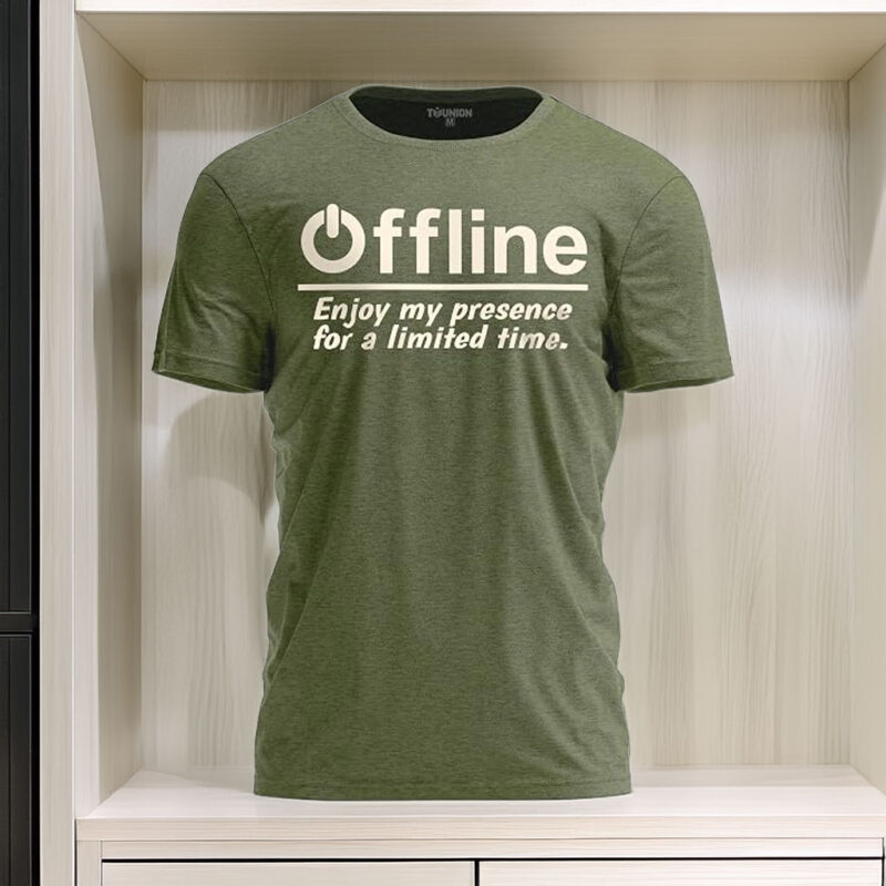 Funny Gamer T-Shirt - Offline Mode Gaming Shirt