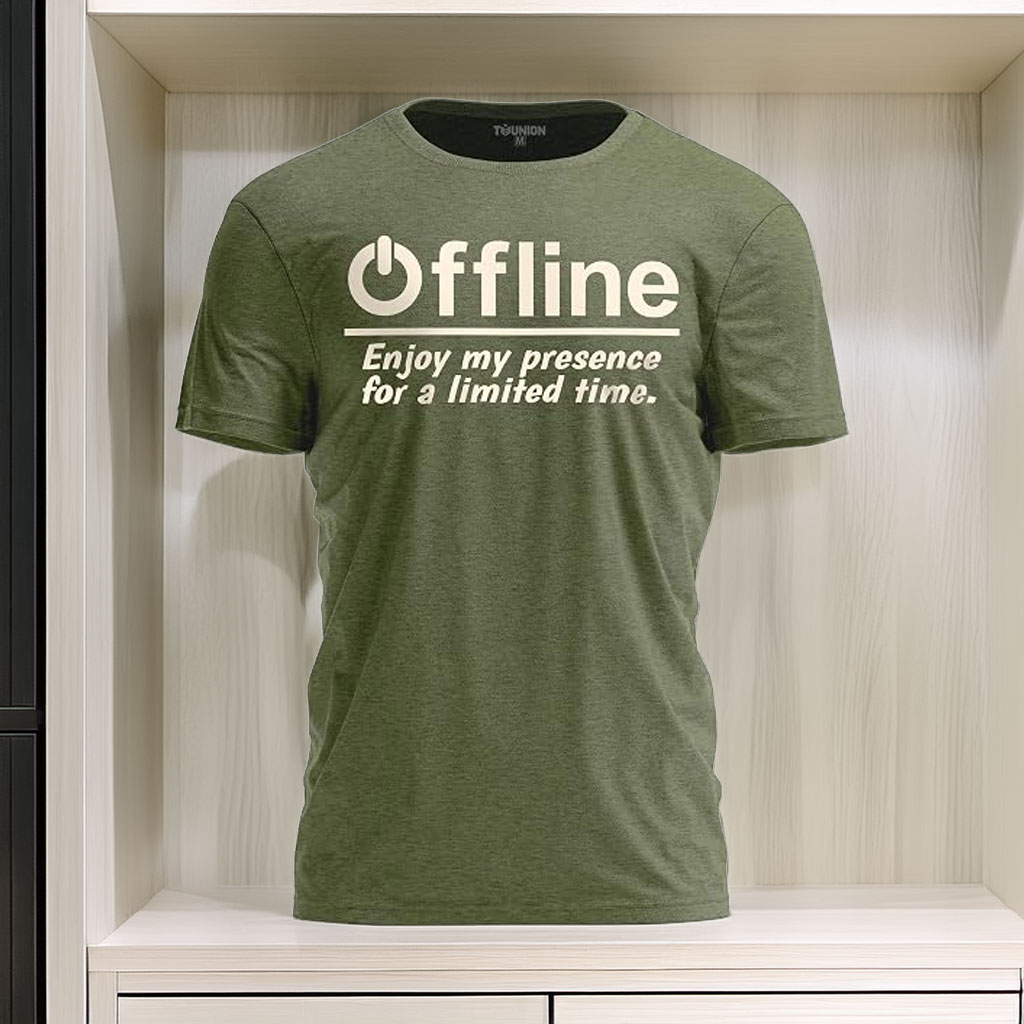 Funny Gamer T-Shirt - Offline Mode Gaming Shirt