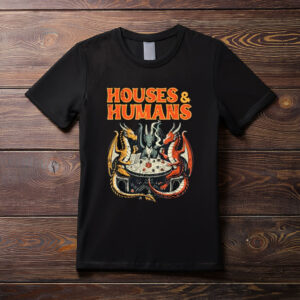 Gaming Houses Humans Funny RPG Parody Gamer Men’s Shirt