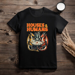 Gaming Houses Humans Funny RPG Parody Gamer Men’s Shirt