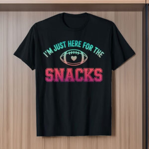I'm Just Here for The Snacks Fantasy Football Game Day Fans T-Shirt