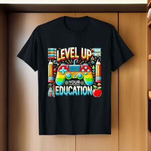 Level Up Your Education Gaming Inspired Teacher Gamers T-Shirt