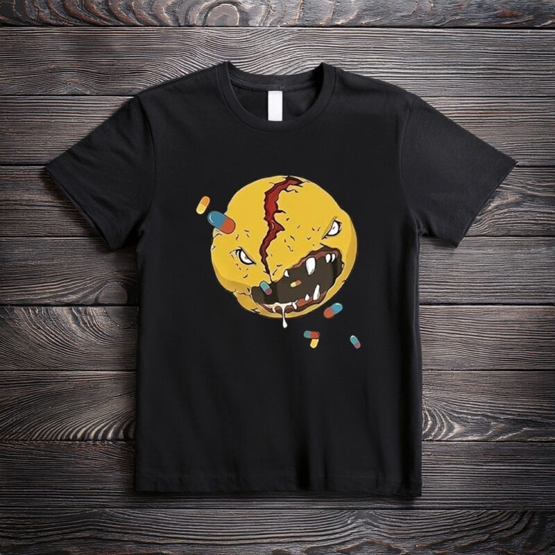 Men’s Black Novelty Game Cosplay Graphic T-Shirt