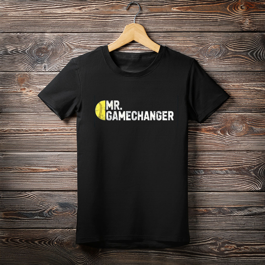 Mr. Gamechanger Softball Scorekeeper Love T-Shirt
