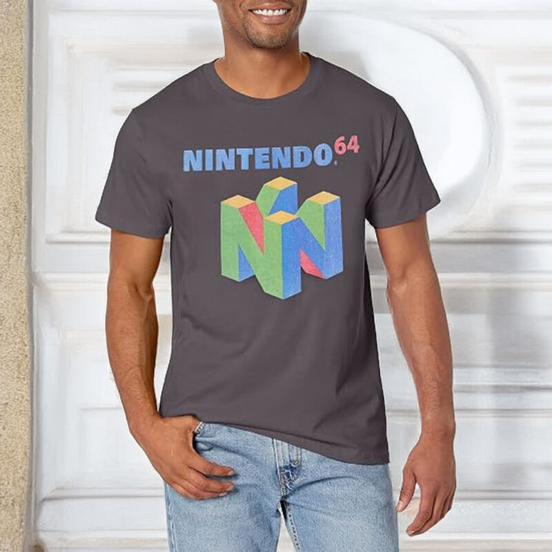 Nintendo Men's N64 Logo Short Sleeve T-Shirt