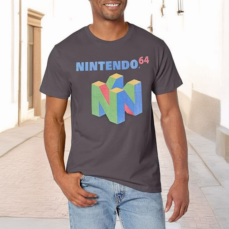 Nintendo Men's N64 Logo Short Sleeve T-Shirt