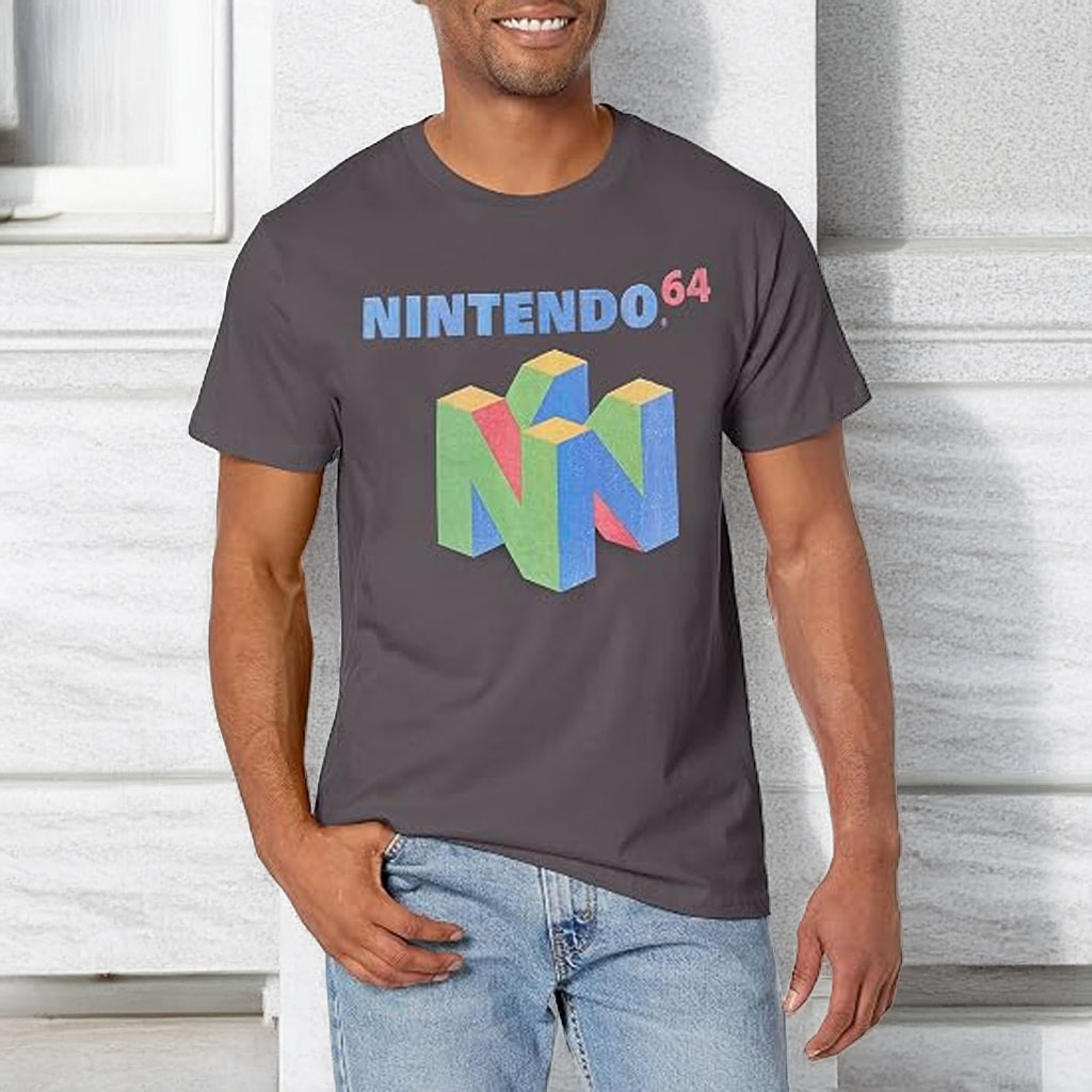 Nintendo Men's N64 Logo Short Sleeve T-Shirt