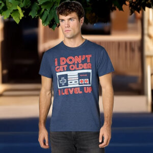 Nintendo Men's NES Controller Get Older Level Up T-Shirt