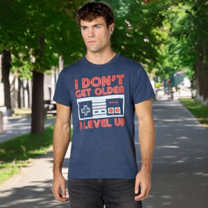 Nintendo Men's NES Controller Get Older Level Up T-Shirt