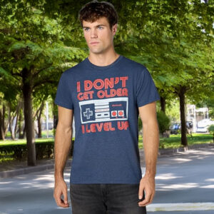 Nintendo Men's NES Controller Get Older Level Up T-Shirt