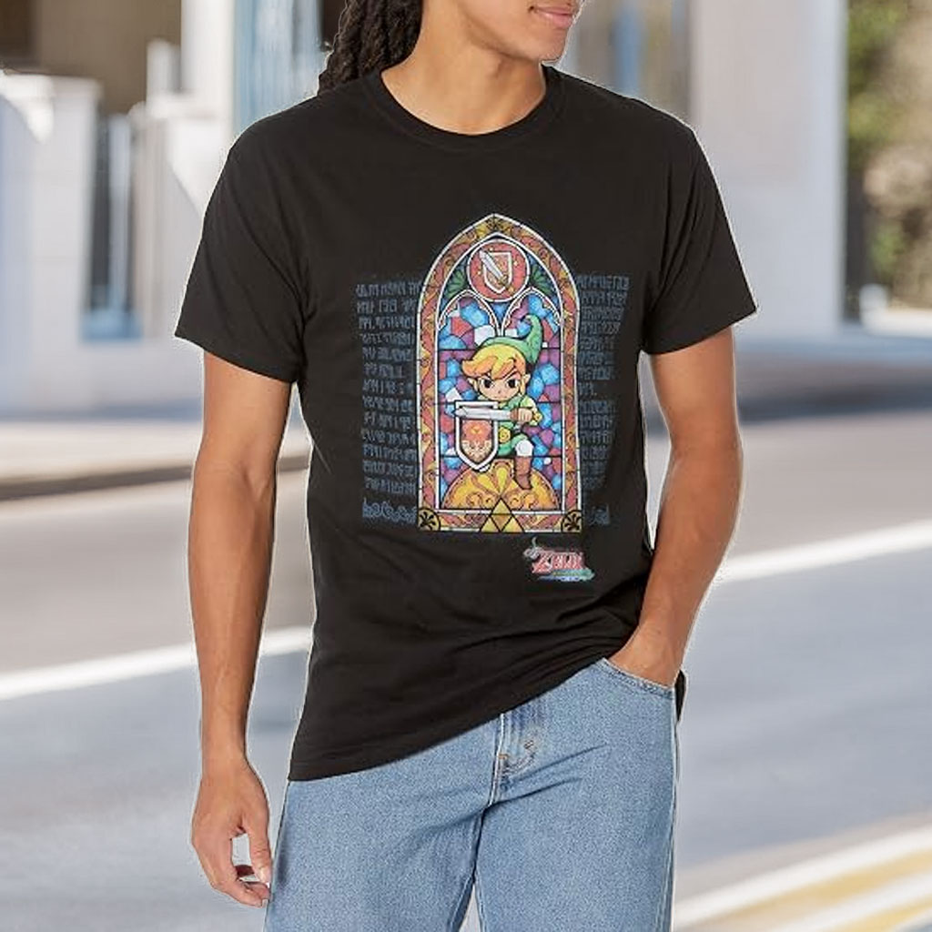Nintendo Men's Stained Glass T-Shirt