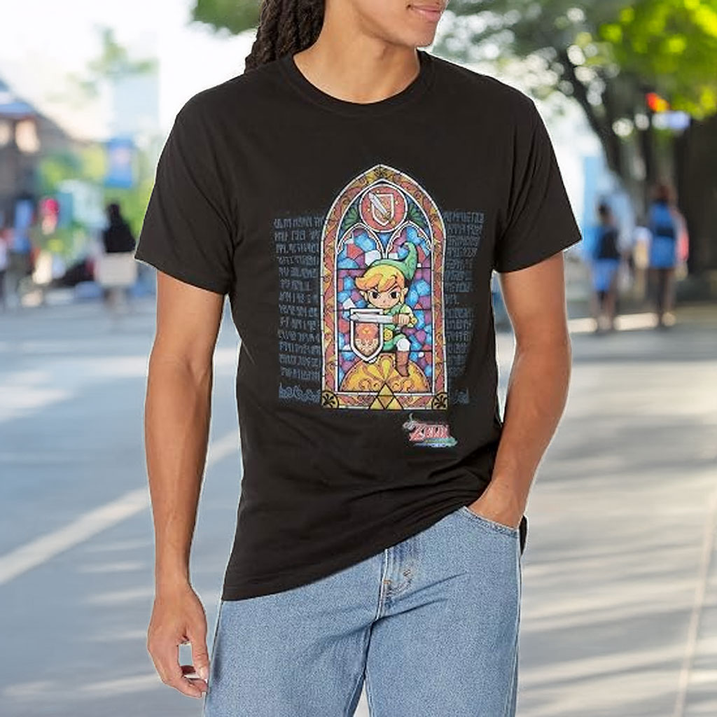 Nintendo Men's Stained Glass T-Shirt