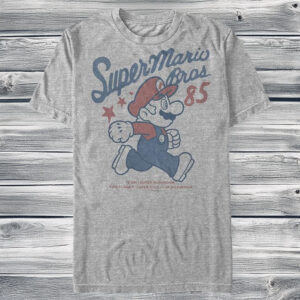 Nintendo Men’s Super Mario Running Profile 1985 T-Shirt