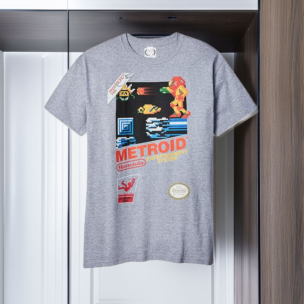 Nintendo Men's Vintage Metroid T-Shirt