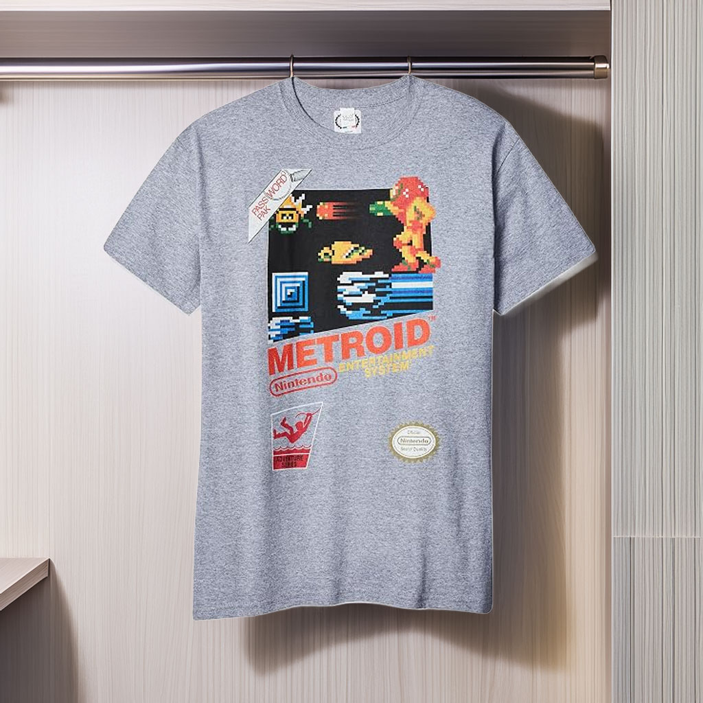 Nintendo Men's Vintage Metroid T-Shirt