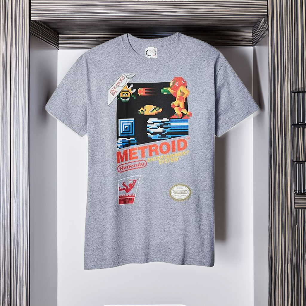 Nintendo Men's Vintage Metroid T-Shirt