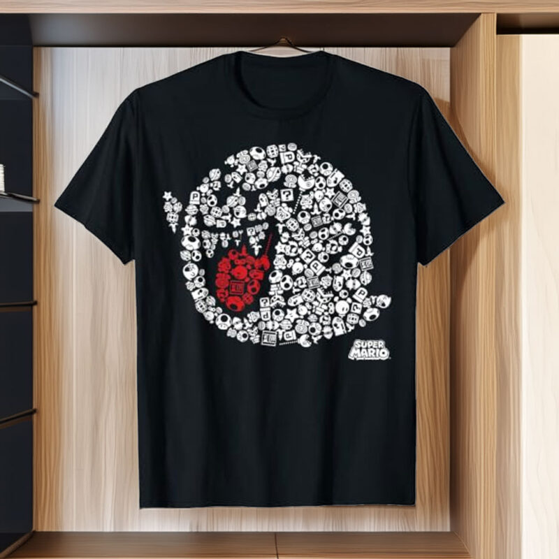 Nintendo Super Mario Iconic Boo Portrait Graphic T-Shirt