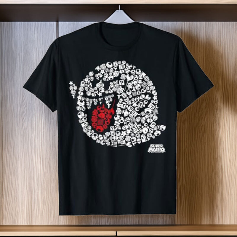 Nintendo Super Mario Iconic Boo Portrait Graphic T-Shirt