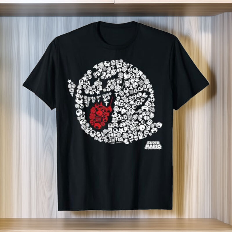 Nintendo Super Mario Iconic Boo Portrait Graphic T-Shirt