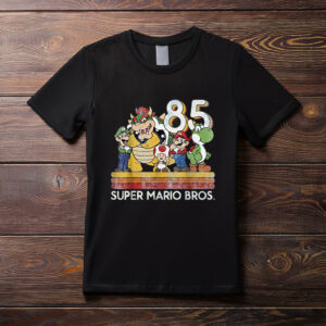 Nintendo Super Mario Retro Character Line-Up T-Shirt