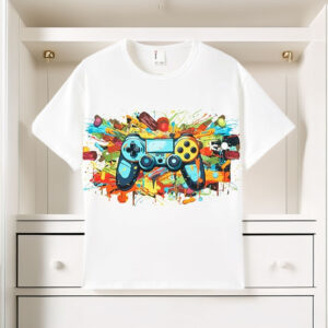 PATPAT Boys Tie-Dye T-Shirts Size 5–14 Years Short Sleeve Crewneck Neon Tees