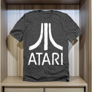Popfunk Atari Video Game Retro Logo Vintage Gaming Console T-Shirt
