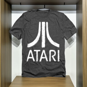 Popfunk Atari Video Game Retro Logo Vintage Gaming Console T-Shirt
