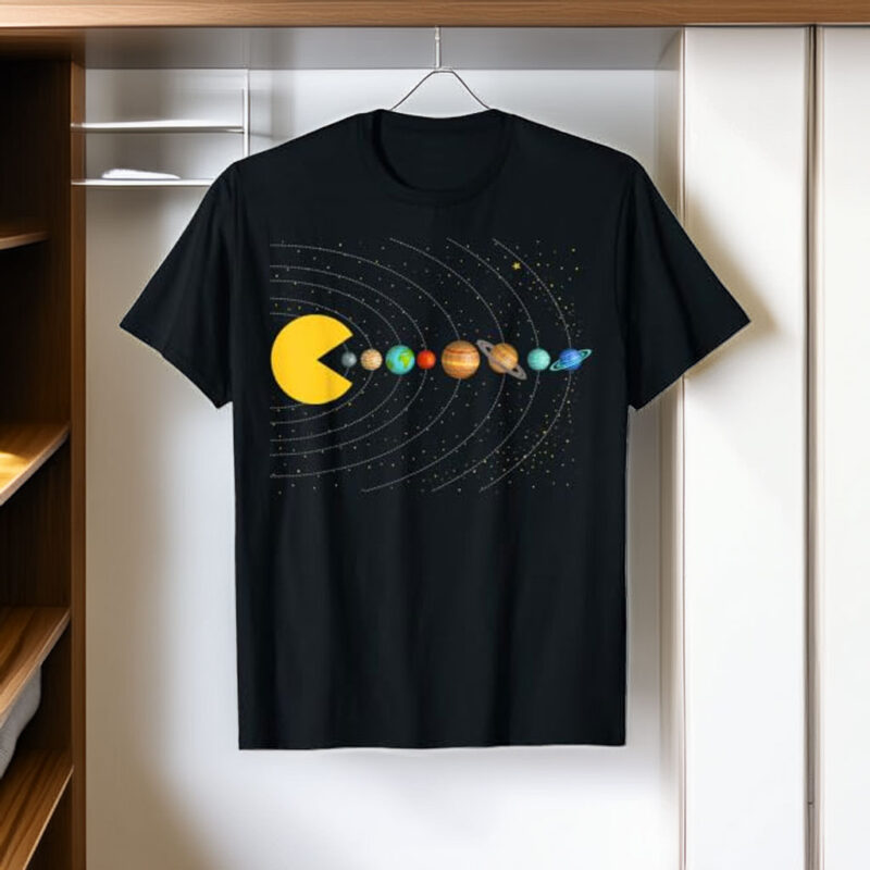 Solar System Astronomy Space Video Games Funny Gifts Graphic T-Shirt