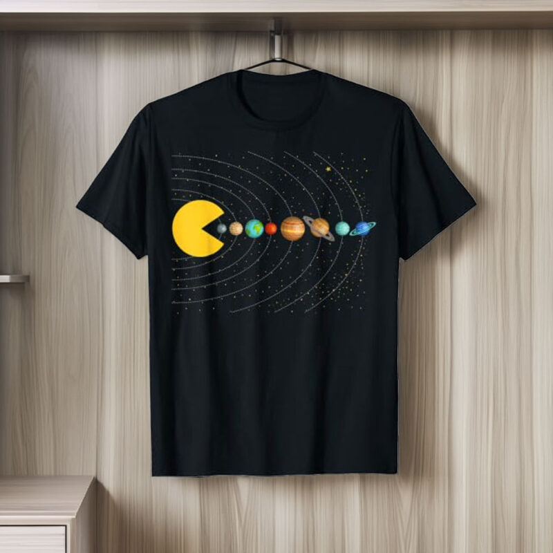 Solar System Astronomy Space Video Games Funny Gifts Graphic T-Shirt