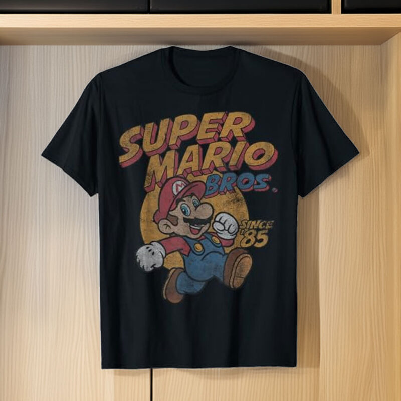 Super Mario Bros. Since ’85 Vintage Poster T-Shirt