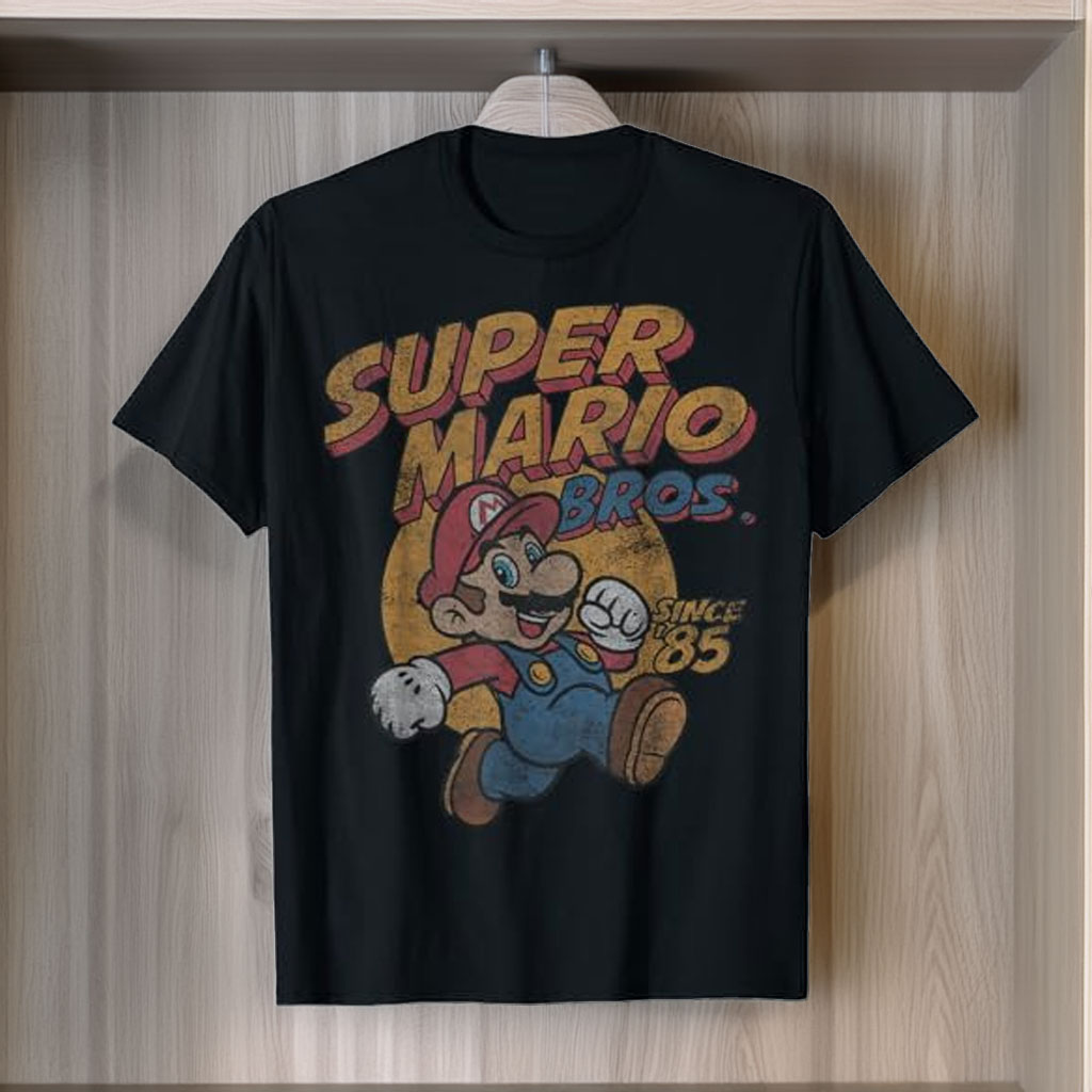 Super Mario Bros. Since ’85 Vintage Poster T-Shirt