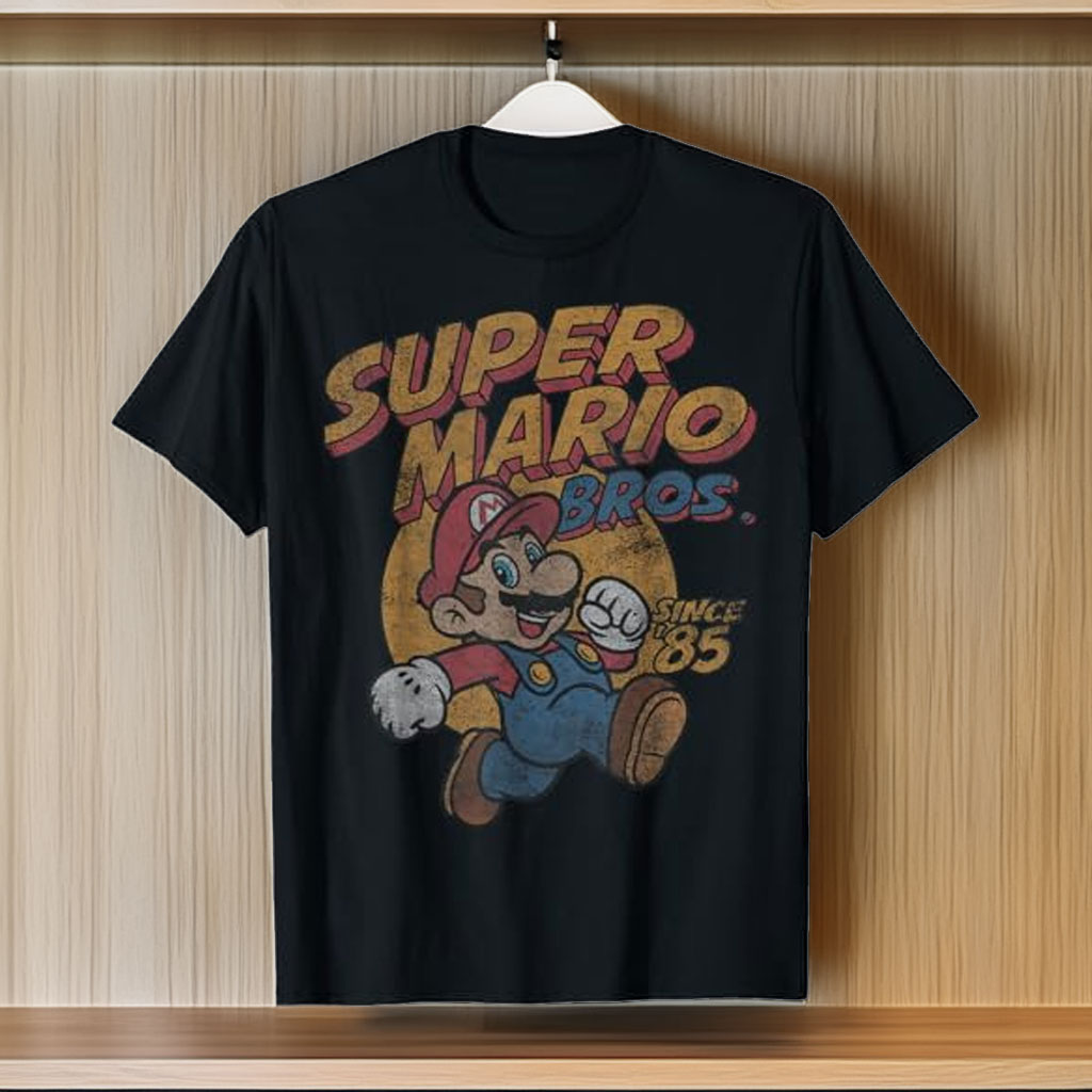 Super Mario Bros. Since ’85 Vintage Poster T-Shirt