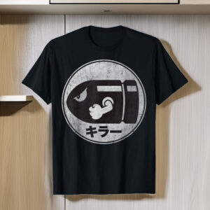 Super Mario Bullet Bill Distressed Kanji Logo T-Shirt