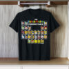 Super Mario Periodic Table of Characters Graphic T-Shirt