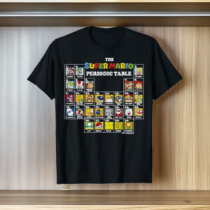 Super Mario Periodic Table of Characters Graphic T-Shirt