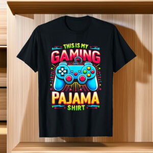 This Is My Gaming Pajama Shirt Gamepad Video Game Gamer T-Shirt