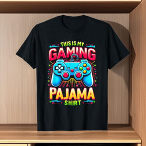 This Is My Gaming Pajama Shirt Gamepad Video Game Gamer T-Shirt