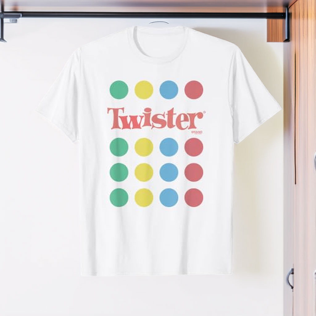 Twister Unfold the Mat Circles Color Dots Retro Game T-Shirt