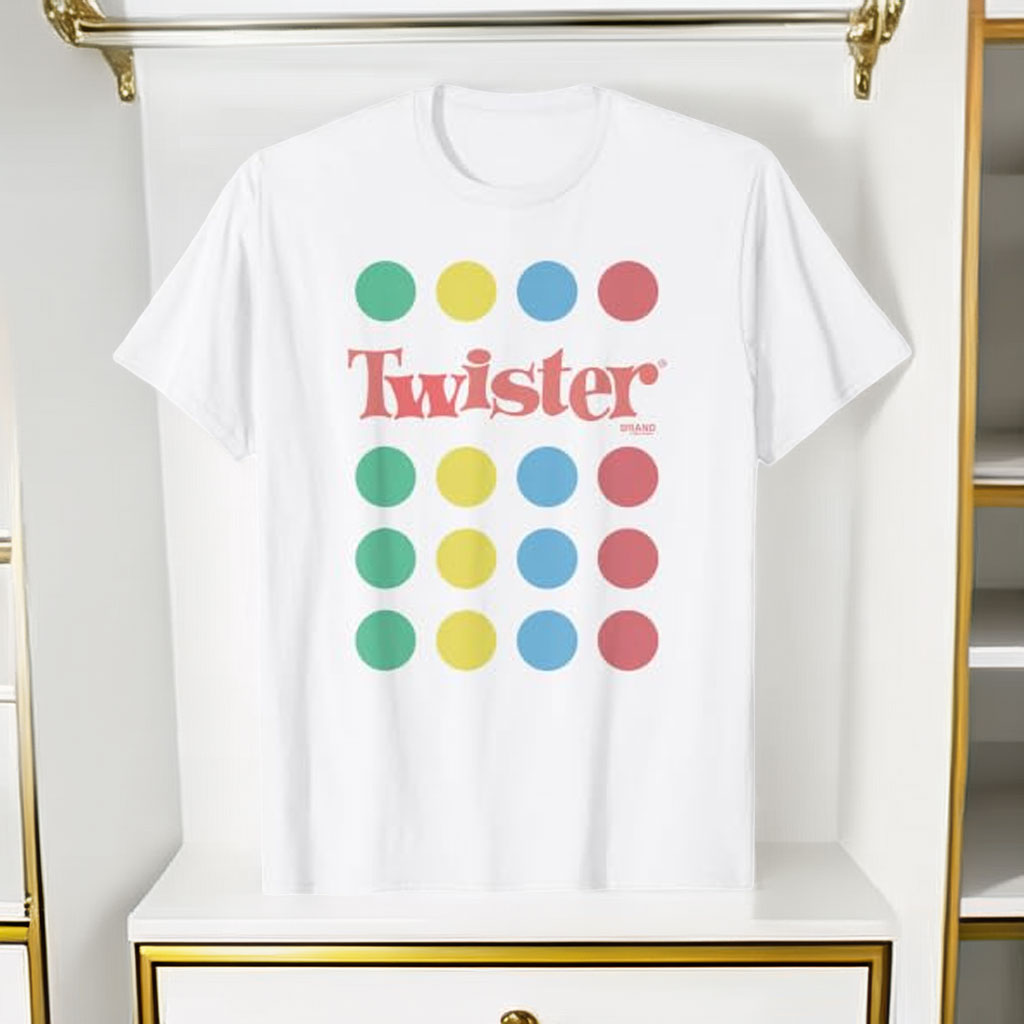 Twister Unfold the Mat Circles Color Dots Retro Game T-Shirt