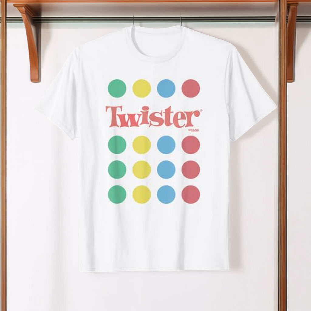 Twister Unfold the Mat Circles Color Dots Retro Game T-Shirt
