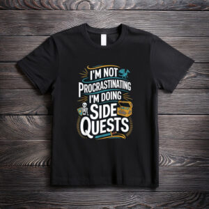 Unisex Adult Black Modern Classic T-Shirt